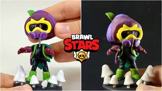 making CORDELIUS from BRAWL STARS with clay!