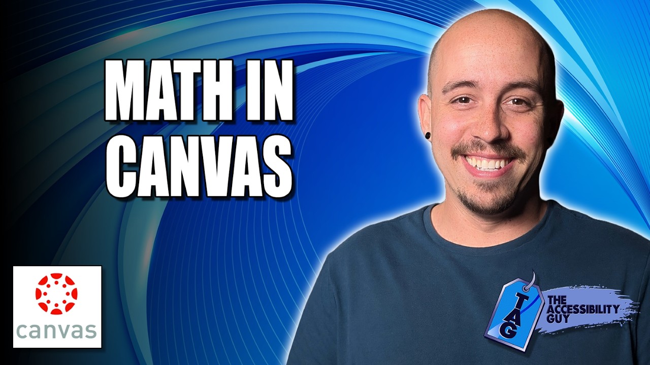 Math Accessibility and Canvas LMS - YouTube