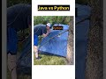 Java VS Python | Power of Python #meme #memes #python #java #programming #programmer