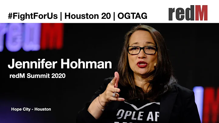 Jennifer Hohman talks at the redM Summit 2020