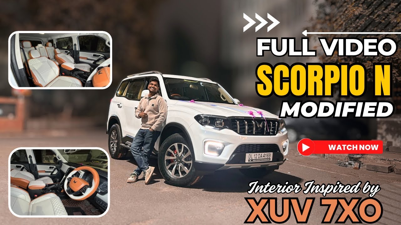 2026 SCORPIO N Z2 MODIFIED WITH PRICE🔥 #xuv7xo INTERIOR SCORPIO N BASE ...
