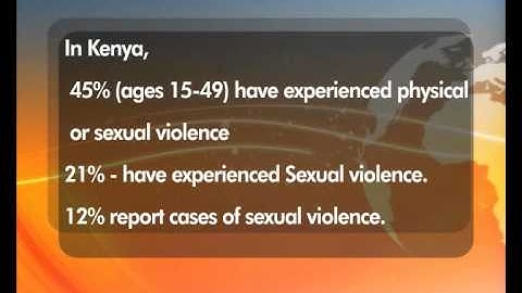 GENDER BASED VIOLENCE. ELIJAH MWANGI.CITIZEN TV