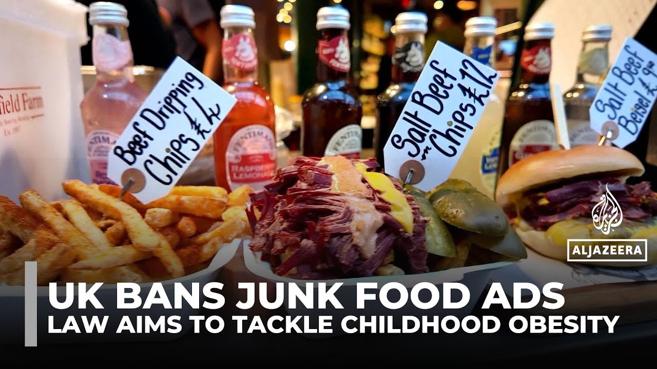 UK bans junk food ads to protect children and fight rising obesity rates