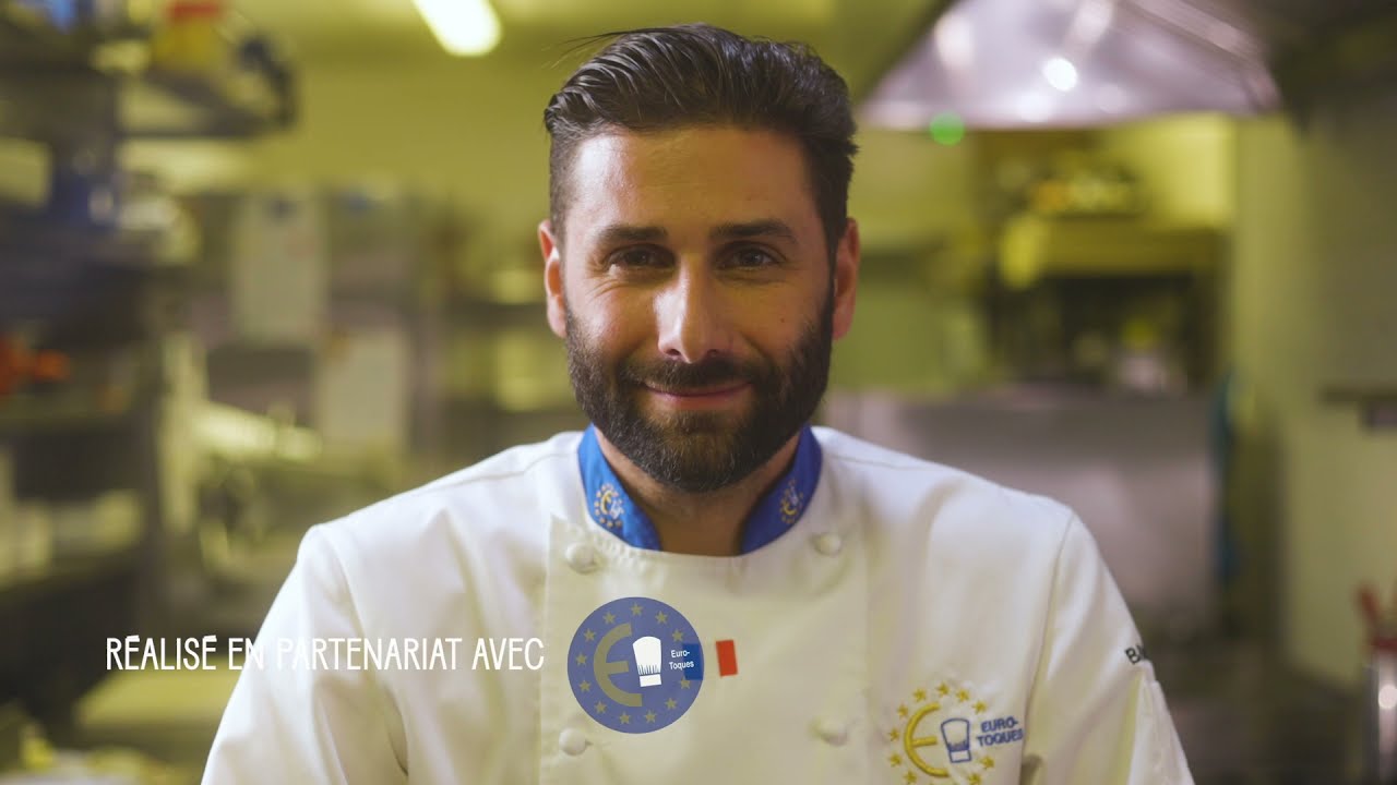 Le chef Euro-Toques Tomas Parisini (le Cugini à Jonage) et la Commission Européenne cuisinent