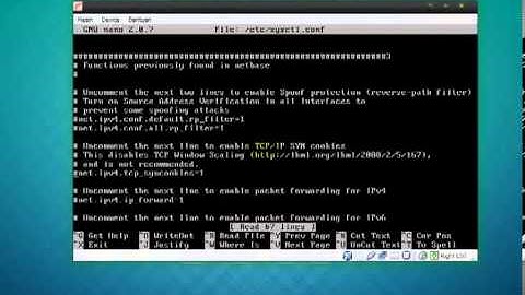 Video Tutorial IP Add & Routing Debian 5
