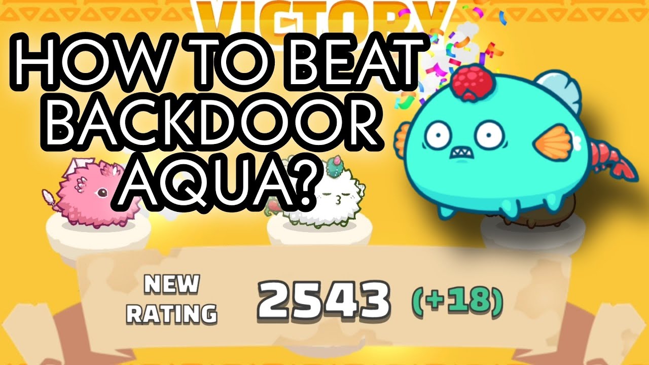 HOW TO BEAT BACKDOOR AQUA | CHITIN JUMP | BBP Axie Infinity Arena Gameplay | Bird Beast Plant