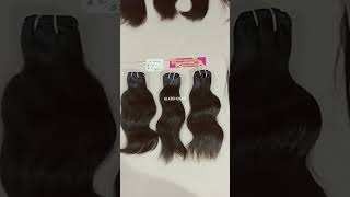 14 inch Natural Wavy Weft Hair 3 Pack&#39;s &amp; 4&quot; x 4&quot; Lace  14&quot; Closure $ 260