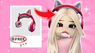 HURRY! GET KITTY HEADSET 🤩🥰 FREE ITEMS ROBLOX!