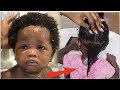 How to use ALOE VERA + DIY OIL on dry natural hair for moisture and extreme hair growth. Mercy Gono