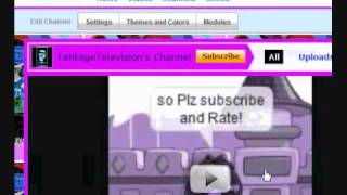 Fantage Cool chat thing