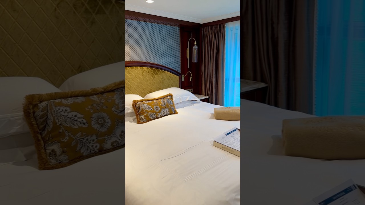 French Balcony Stateroom on S.S. Emilie | Uniworld River Cruises #luxury #ship #shorts
