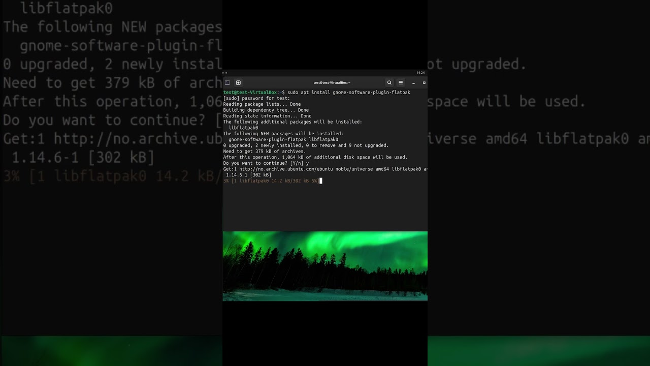 Ubuntu 24 04 gnome software with flatpak Preview #ubuntu #flatpak #gnome #installation #tutorial