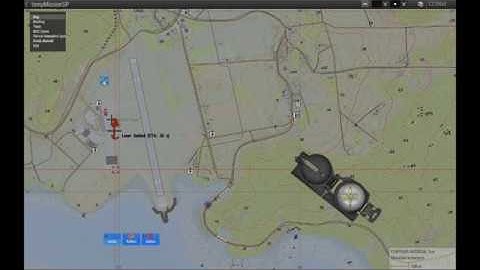 Arma 3 - Laser guided artillery strike (test)