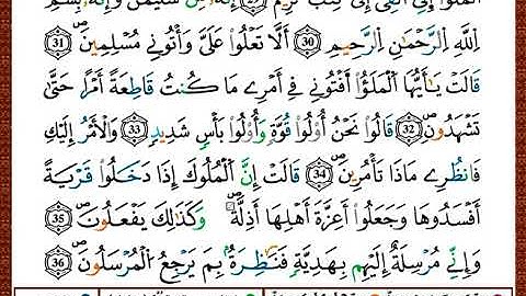 ختمة مصحف التجويد برواية قالون الصفحة رقم 379