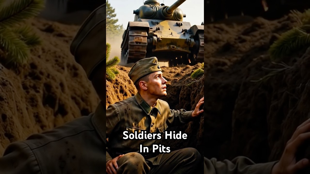 Зачем солдатам прятаться в ямах?
