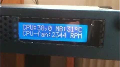 LCD smartie server monitor