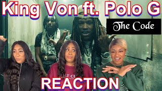 King Von (feat. Polo G) - The Code | Music Video | UK REACTION 🇬🇧