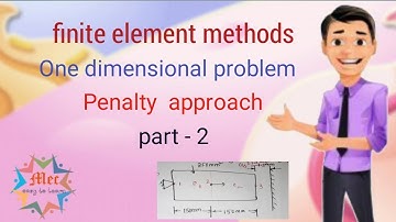 One dimensional problem in penalty approach ( part -2)