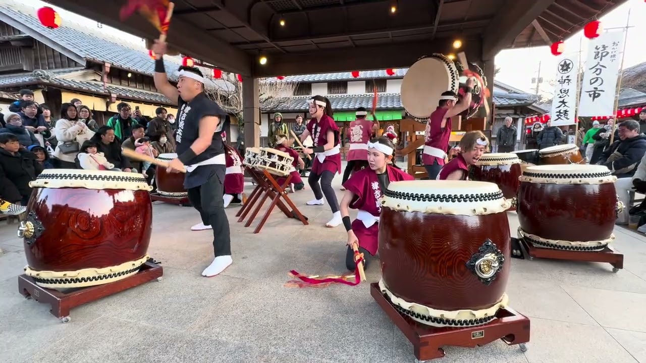 緋色一閃　『津高虎太鼓』
