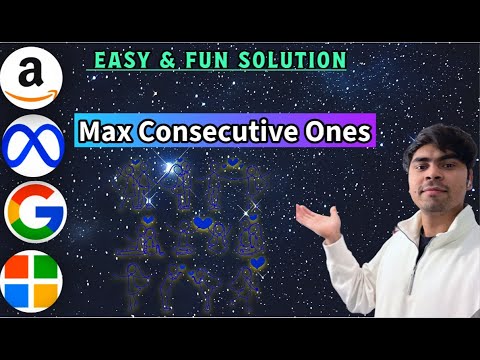 LeetCode 485 | Max Consecutive Ones | Python One-Pass Counter | AlgoYogi