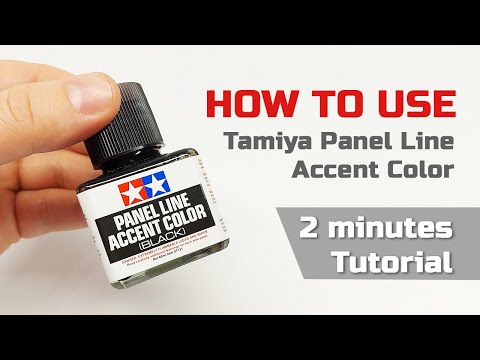 How to use Tamiya Panel Line Accent Color