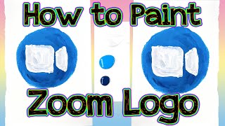 How To Finger Paint Zoom App Logo For Computer Android Iphone - Easy Step By Step Tutorial