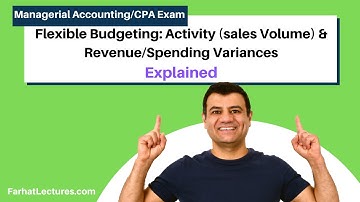 Flexible Budgeting: Activity (sales Volume) & Revenue/Spending Variances