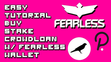 How to Set Up Fearless Wallet | Beginner Tutorial to Buy and Stake Polkadot (DOT) & Kusama (KSM)