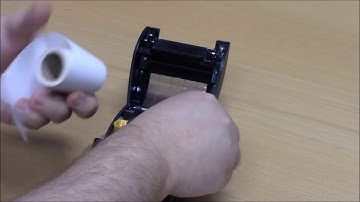 Loading labels in Zebra Qln220