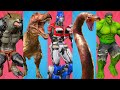 HULK VS TRANSFORMERS VS WEREWOLVES VS TREX VS TITANOBOA ( RISE OF THE BEASTS)