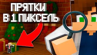 😱Мы Сыграли в В ПИКСЕЛЬ Прятки в Майнкрафт и это НЕВОЗМОЖНО! НУБ И ПРО