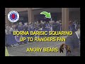 Borna barisic angry clash with rangers fan  angry bears