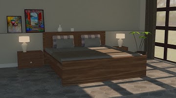 3Dsmax Tutorials, Tutorial on Modeling, Texturing & Lighting a 3D Bedroom in 3dsmax