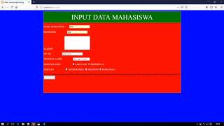 Tutorial Website Sederhana menggunakan Html, Css dan PHP.