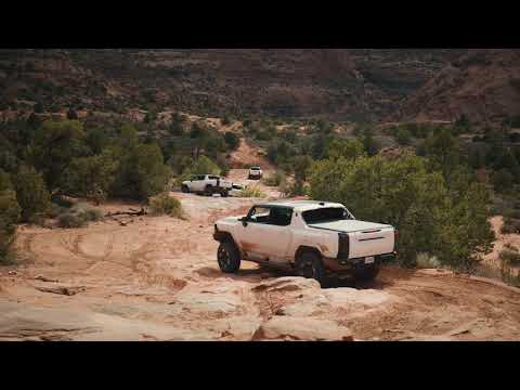 2022 GMC Hummer EV Testing At Moab, Utah