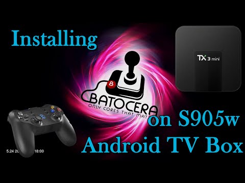 Installing Batocera on S905w Android TV Box (Tanix TX3 Mini)