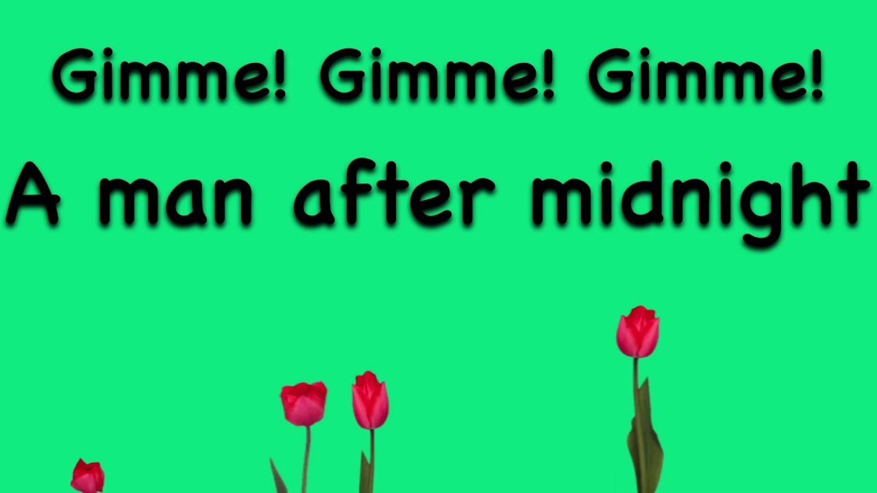 Gimme Gimme Gimme (ABBA) slowed