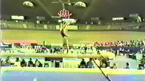 11th T FRG Alexandra Lang BB - 1985 World Gymnasti...