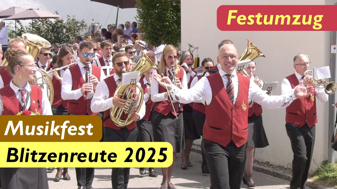 100 Jahre Musikkapelle Blitzenreute Festumzug