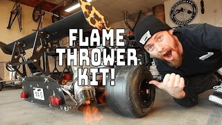 Go Kart Shoots Exhaust Flames
