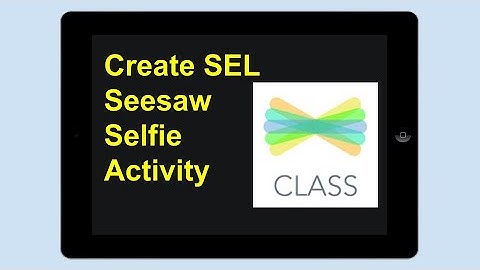 Seesaw Selfie Activity
