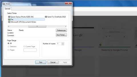 How to set default Printer in Chrome