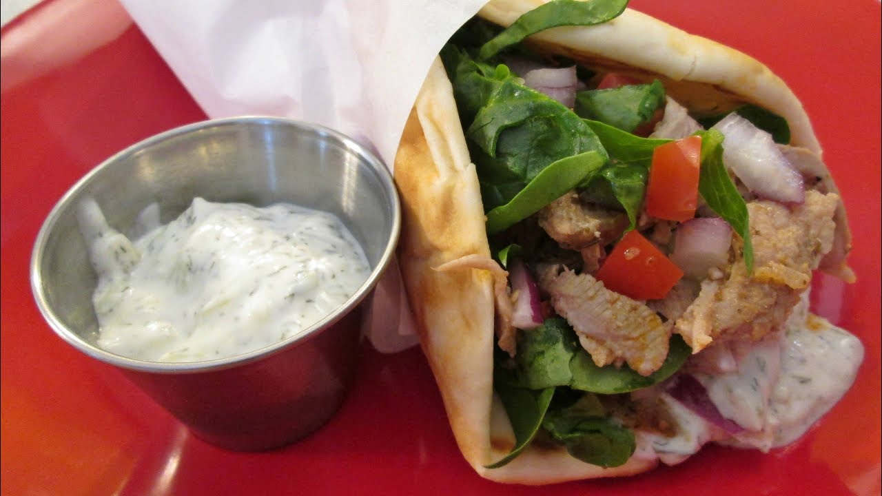Tzatziki Sauce - Greek Gyro Secret Sauce - PoorMansGourmet - YouTube