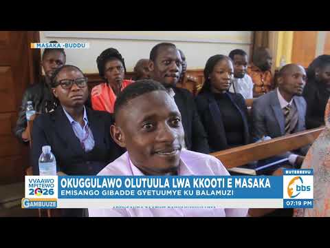 Okuggulawo Olutuula Lwa Kkooti E Masaka Kigendereddwamu Okukendeeza Ku Bungi Bw Emisango