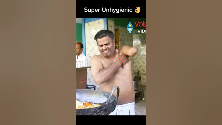 Unhygienic Indian Street Food🤯 #funny #comedy #shorts
