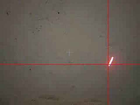 Laser tracking using a webcam