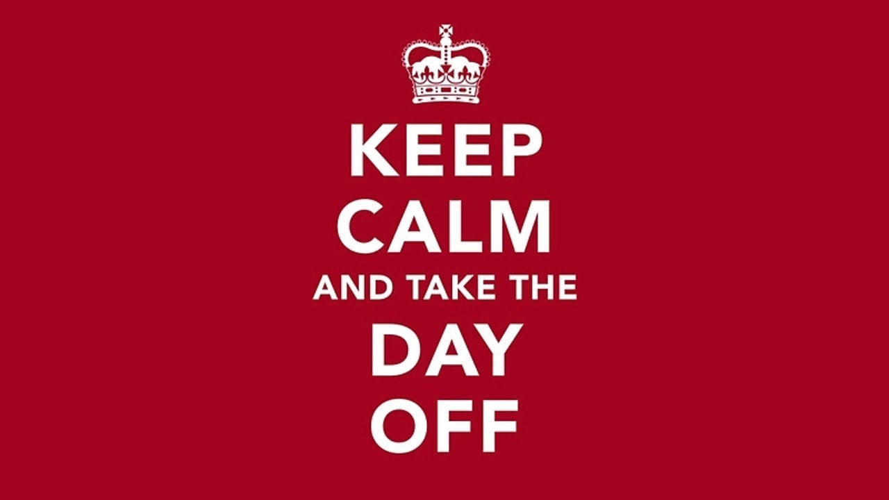 TAKE A DAY OFF EH YouTube
