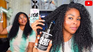 THE DOUX: I Tried 808 Base Gel & Chief Rock Mousse For Curl Definition... SHOCKED by the Results!