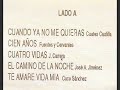 CUATRO VIDAS- LAURO AGUILAR (HOMENAJE AL BOLERO)- letra