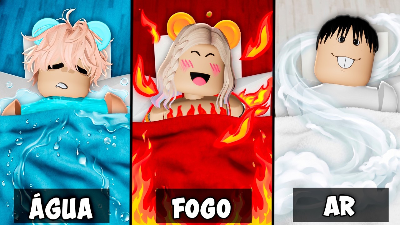 FAZENDO UMA FESTA DO PIJAMA ELEMENTAL no BROOKHAVEN